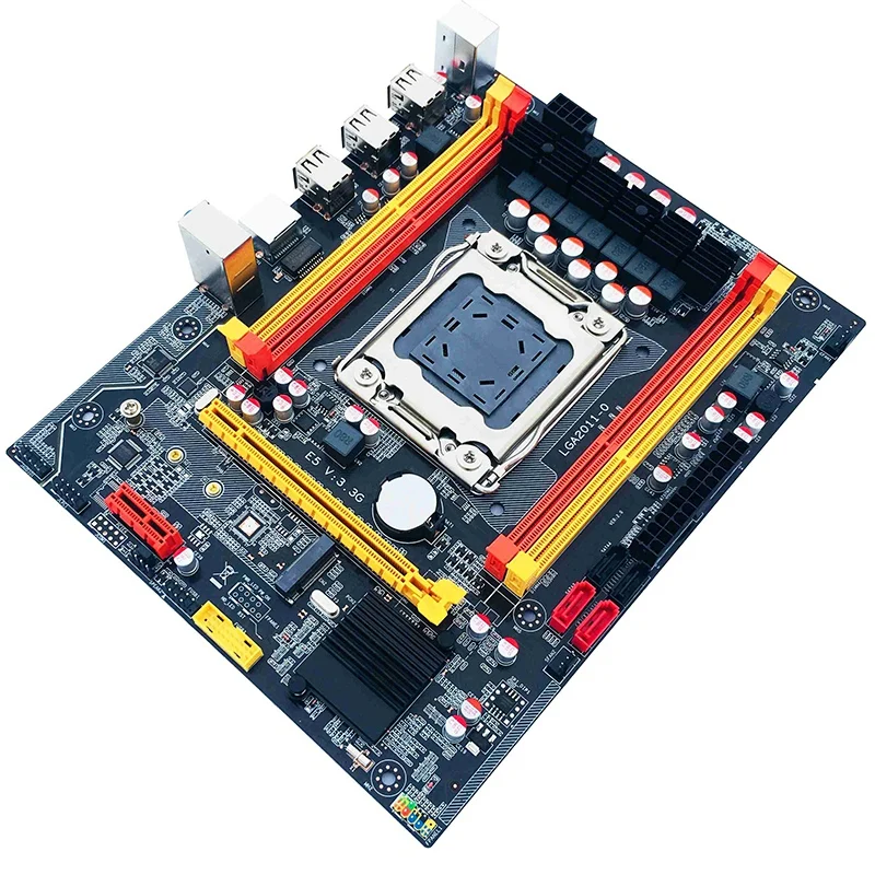 

X79 Motherboard LGA 2011 Support E5 8-Core 4XDDR3 Supports 4X16G M.2 Nvme for E5 2650 E5 2680 Xeon Series and I7 Series