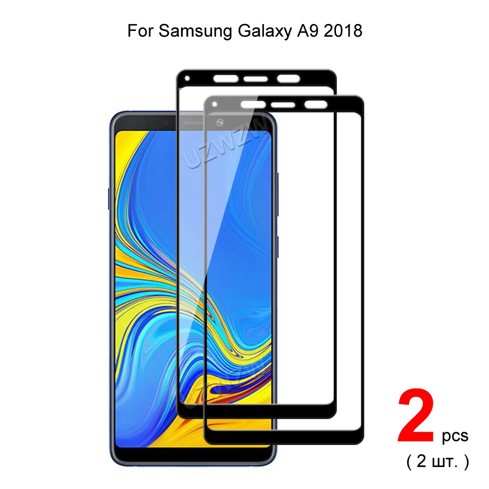 

Защитная пленка для экрана Samsung Galaxy A9, закаленное стекло с полным покрытием, 2018