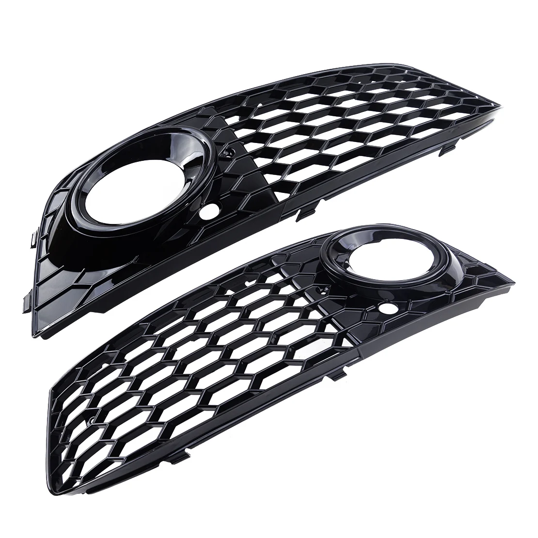 

1 пара пористая структура сетки туман светильник решетка решетки крышка подходит для Audi A4 B8 8K0807681 8K0807682 2009-2012 база седан 4 двери только