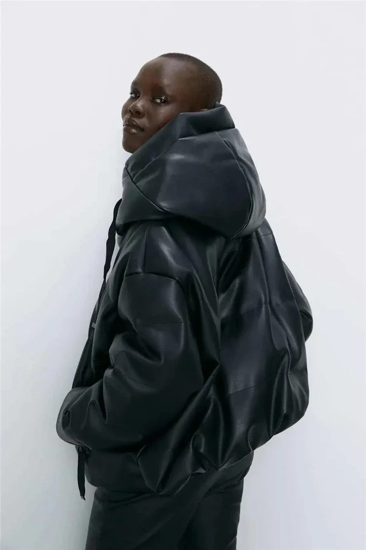 

MINDYGOO, высокое качество, логотип завода, Простой чистый цвет, хлопковая куртка с подходящими шапками для женщин, Зимняя мода