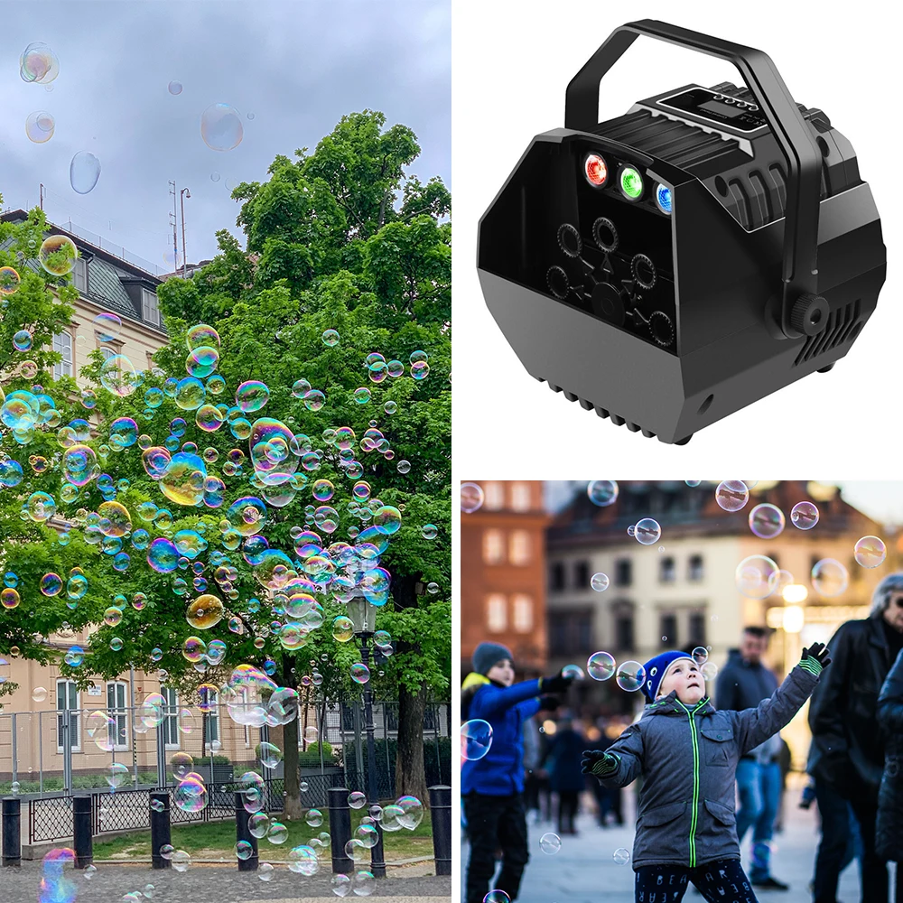 Светодиодный RGB сценический светильник s автоматическая машина пузырьков