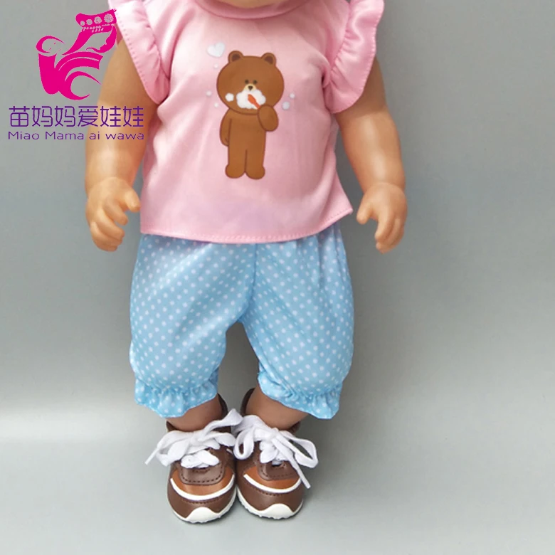 Куклы 18 дюймов зеленый комбинезон с шапкой набор для кукол 43 см одежда маленьких