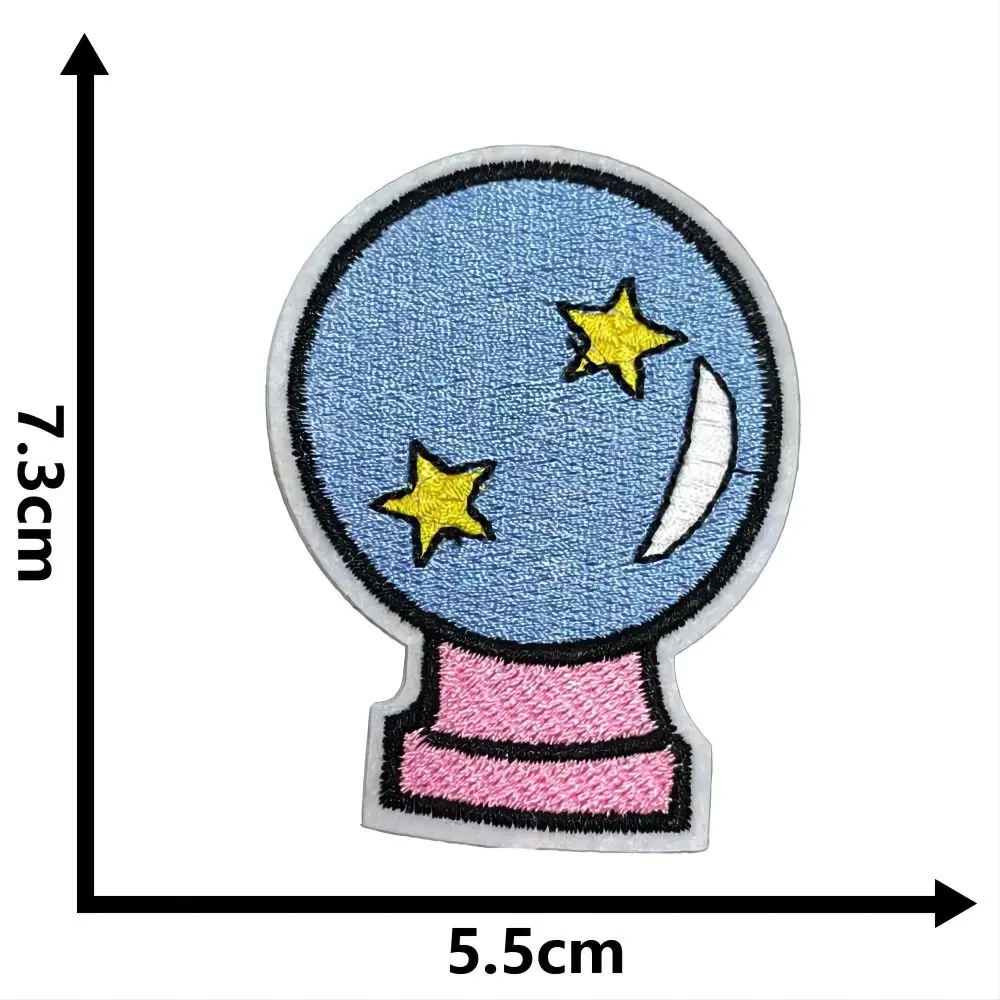 1 шт. Цветок Лук Пламя Птица Морковь Акула Бумажный самолет Кактус Диван Стереоскоп Любовь WiFi Алмазные нашивки Стикеры на одежду.