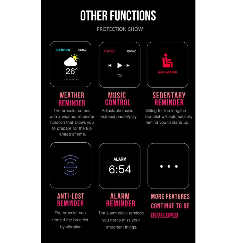 

Wholesale Smart Watch Heart Rate monitor blood pressure multiple sport mode smartwatch women wearable men Smart Bracelet