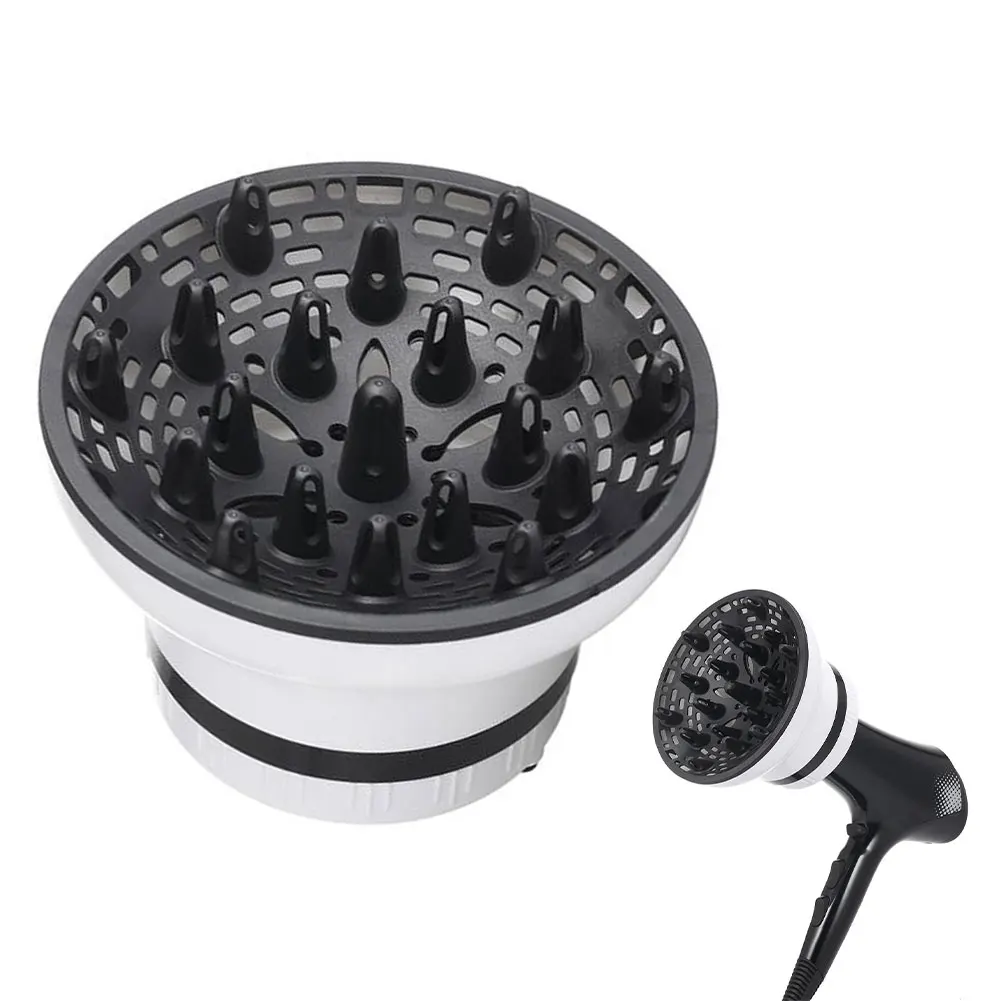 

Universal Hair Diffuser Adaptable for Blow Dryers with Rotatable Design Curly Hair Large Wind Hood Fixed Shape Dispersing Wind
