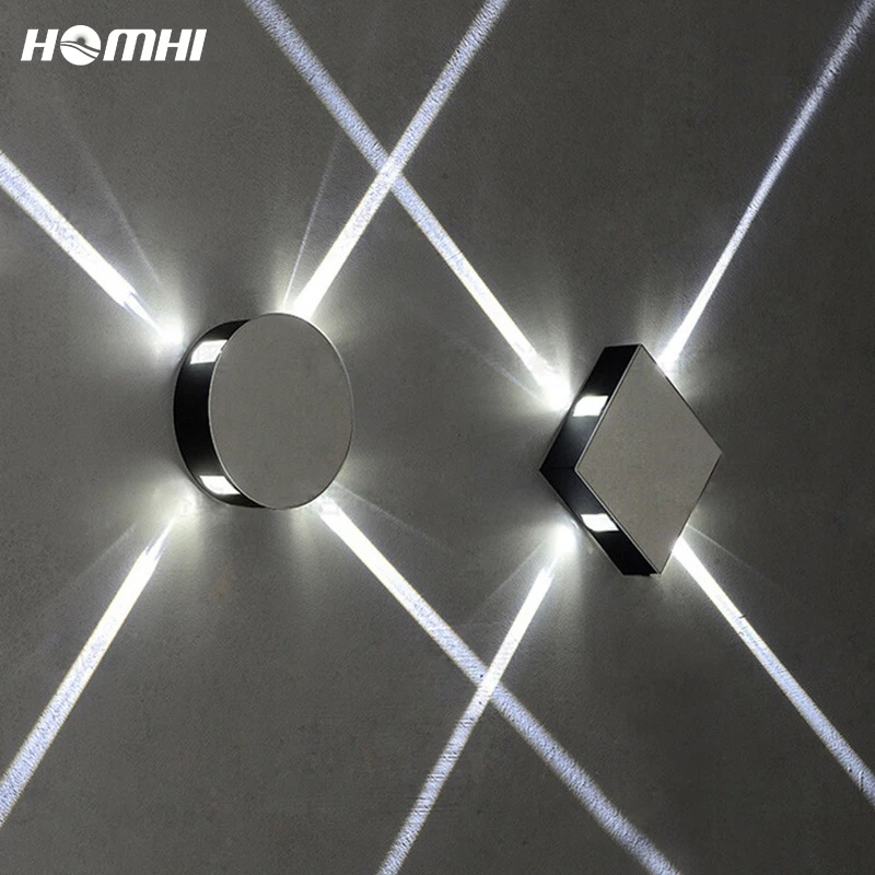 

Светодиодная настенная лампа, светильник для спальни, с проекцией в виде креста и звезд, комнатное украшение, бра для гостиной, коридора, кру...