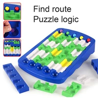 find routes travel connection logical thinking skill training board game toy