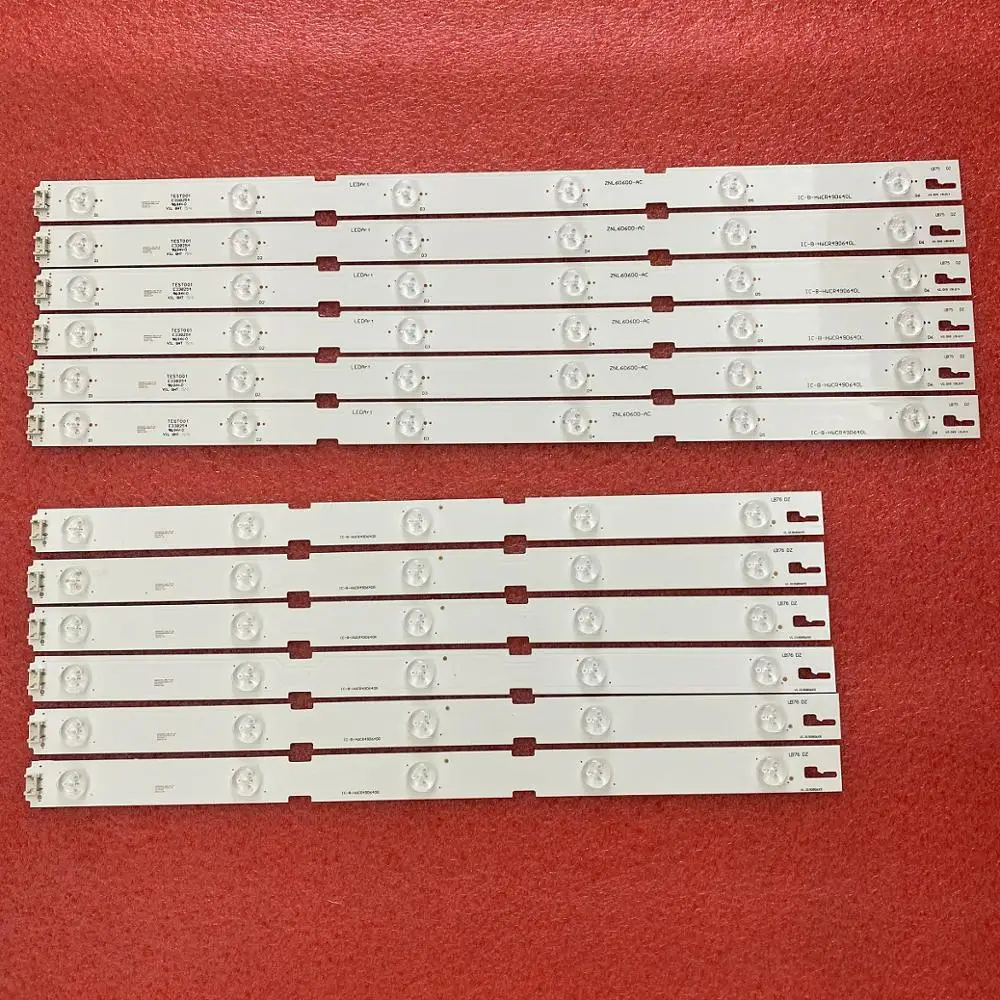 12 шт. светодиодная подсветка полосы для IC B HWCR49D640R GRUNDIG 49LENZA6627 49VLE6565BL 49VLE6523BL Samsung