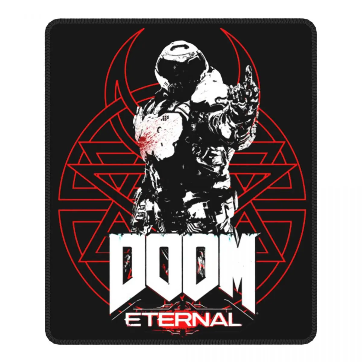 

Doom вечная удивительный Мышь Pad Водонепроницаемый Мышь под заказ натуральные резиновые ПК Украшение стола крышка