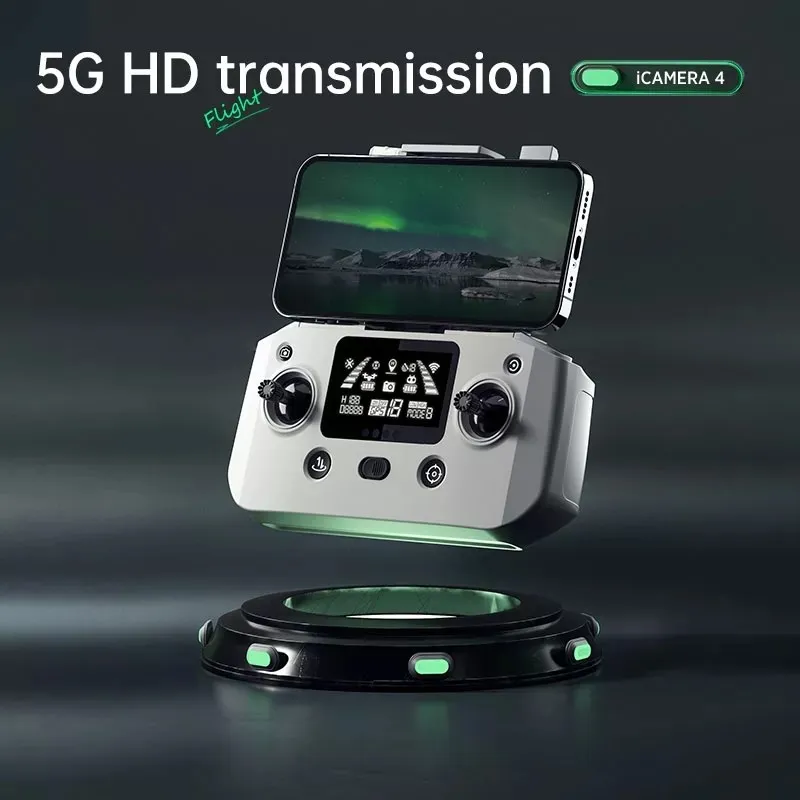 Мини-Дрон HR iFour I4 PRO GPS 4k с 3-осевым шарнирным подвесом FPV HD камера бесщеточный