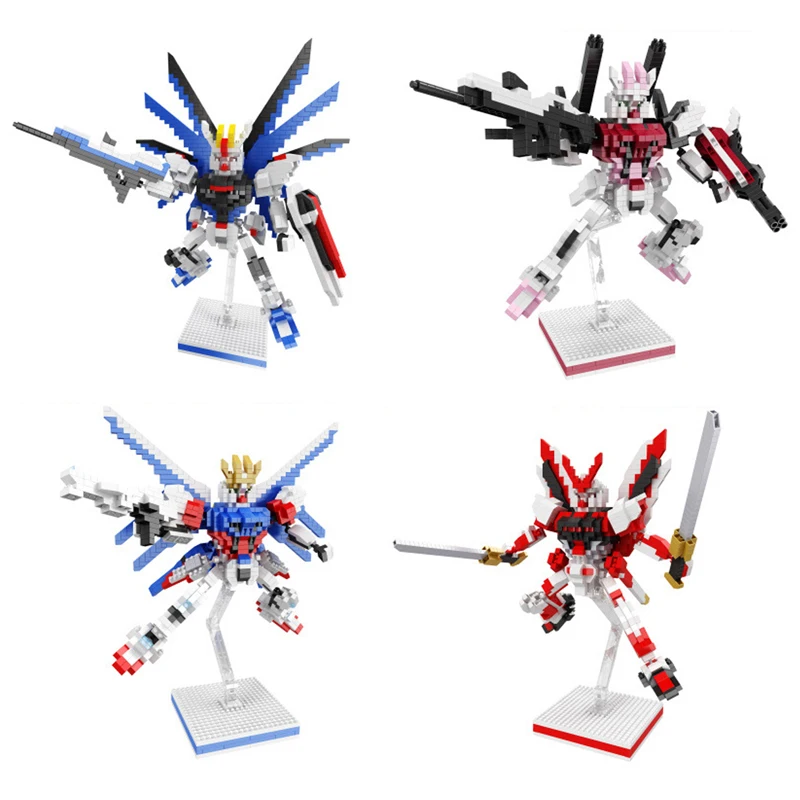 Суперробот семена войны DESTINY micro Алмазный Блок freedom Strike i.w.s. P Gundam red Astray сборные
