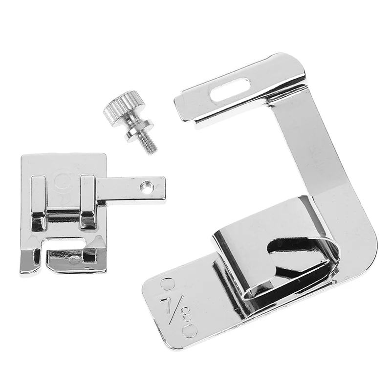 1 шт. домашняя швейная машина Лапка свернутый подол набор для Brother Singer Швейные