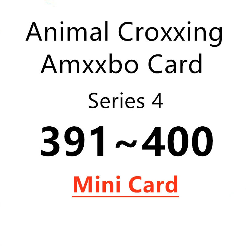 

Мини-карта 391 ~ 400 Ntag215 Chip NFC Game Card для NS