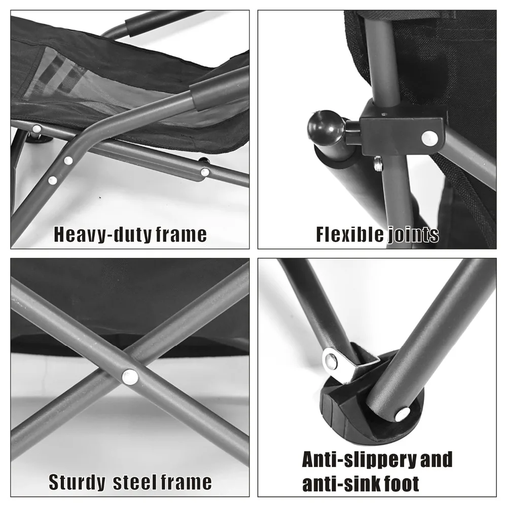 구매 휴대용 접이식 달 의자, 낚시 캠핑 바베큐 의자 접이식 확장 하이킹 좌석 정원 초경량 사무실 홈 가구