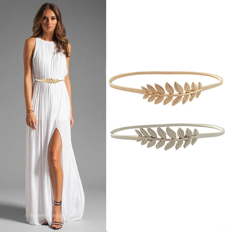 Металлический эластичный металлический пояс серебряные и золотые ремни на