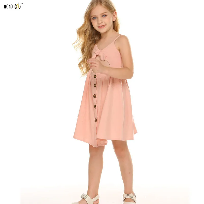 Fashion Summer Girl Dress Princess Party Rapunzel Frocks Elegant Hollow-out Casual Sleeveless Kids Dresses For | Детская одежда и