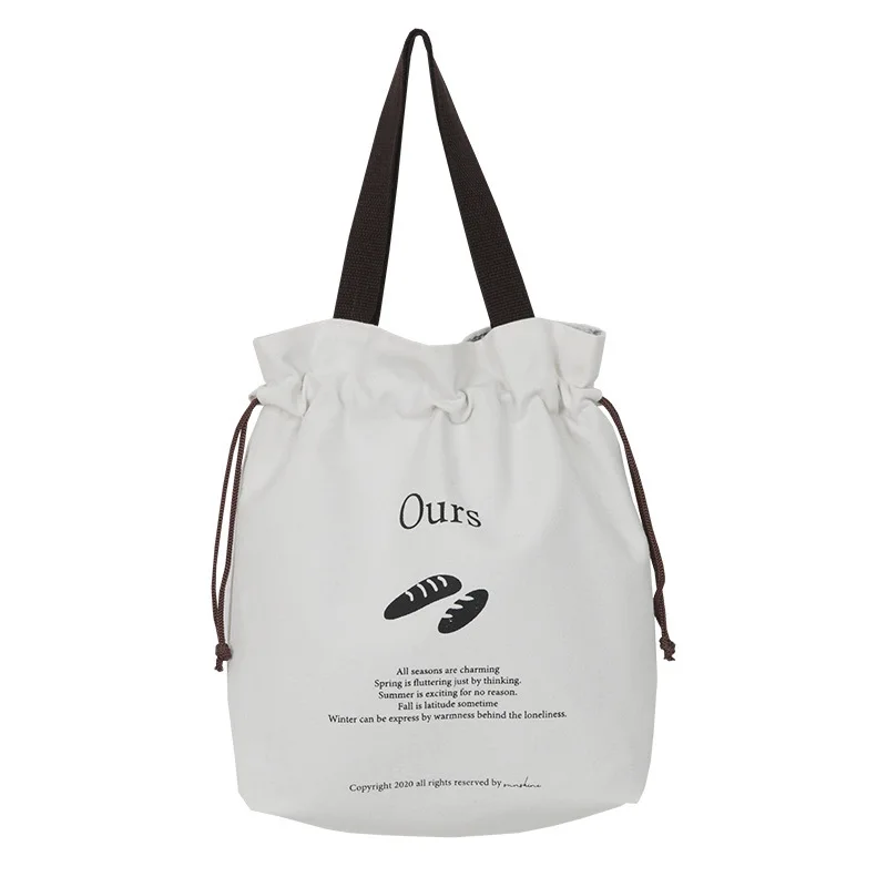 

Canvas Lunch Bag Thick Aluminium Foil Lining Lunch Box Tote Cooler Handbag Picnic Dinner Container School Food Storage Bags