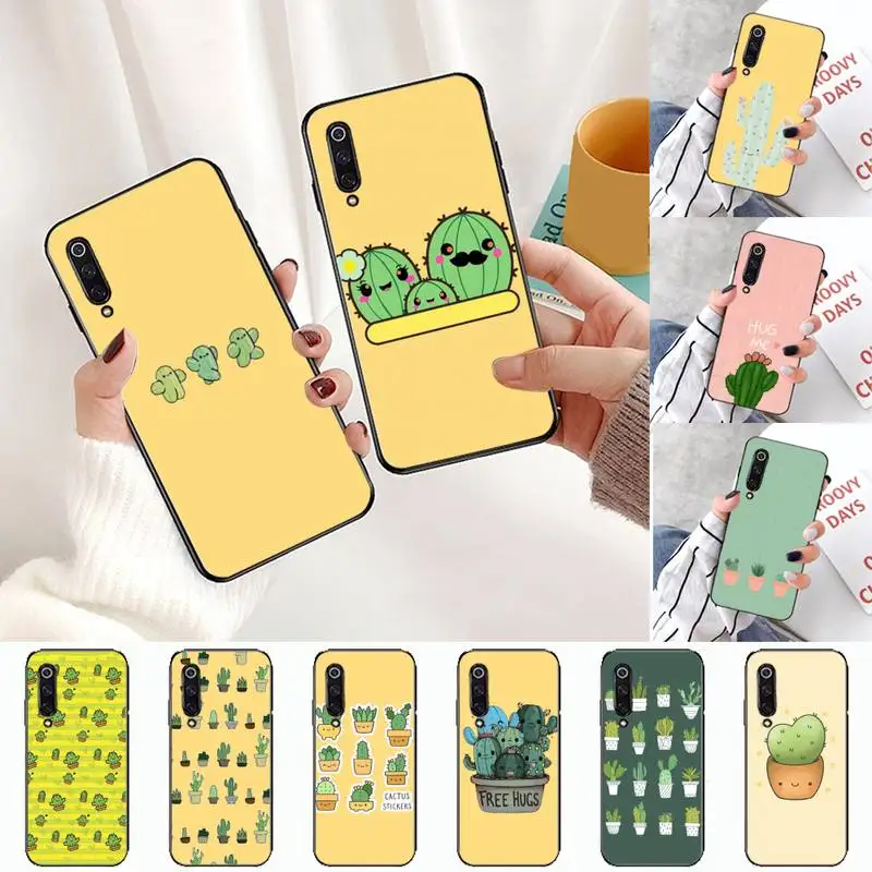 

Cactus Cute Cartoon Fruit Phone Case For xiaomi Redmi 5 5A plus 7A 8 note 2 3 4 5 5A 6 7 GO K20 A2