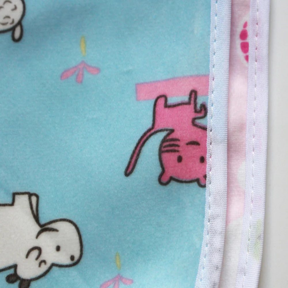 

6pcs Waterproof Baby Bib Creative Baby Towel Infant Eating Bibs Cotton Saliva Towel (Assorted Color)