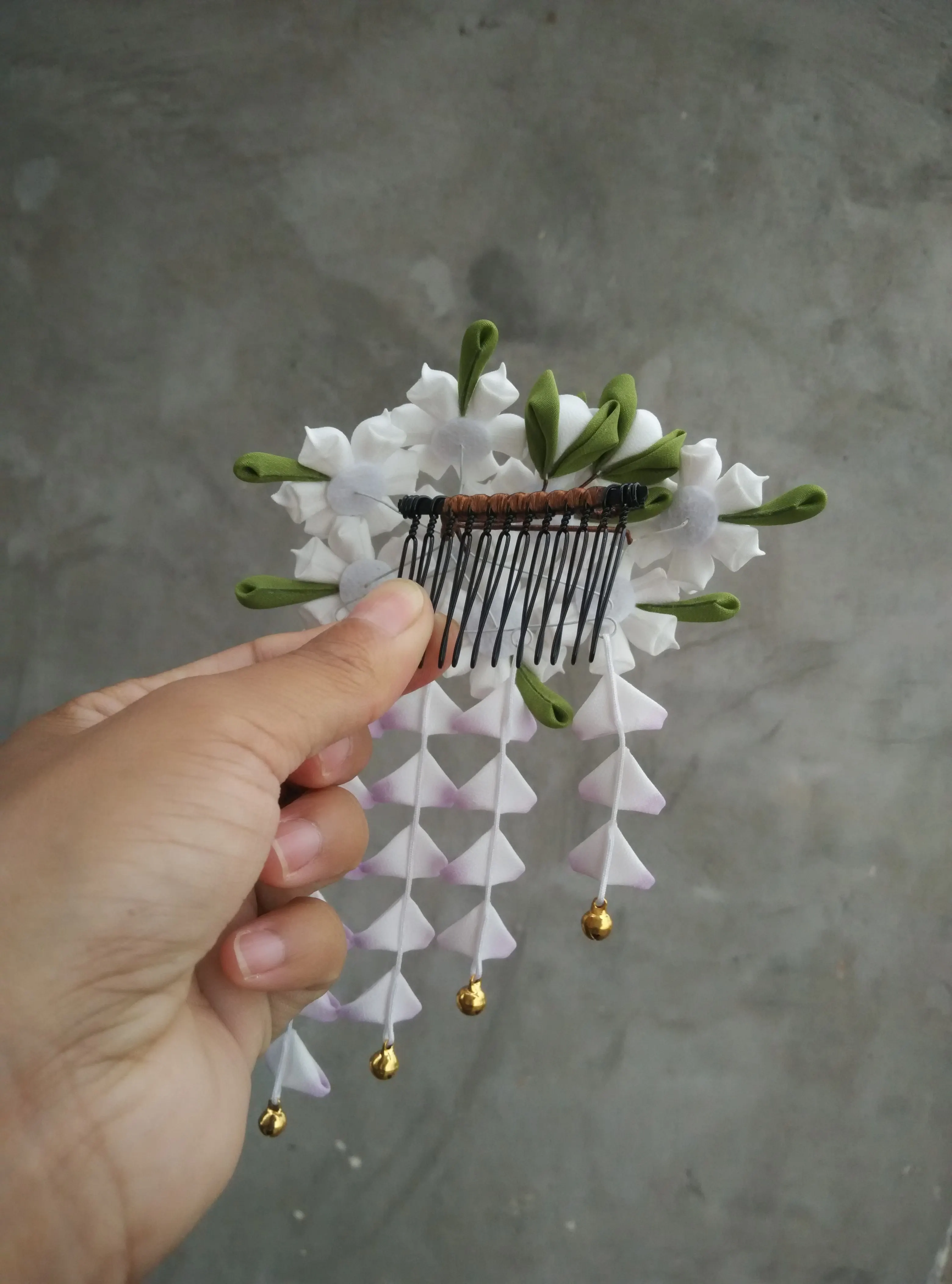 Персонализированные фиолетовые нарциды LALAVARA гребни для волос японские