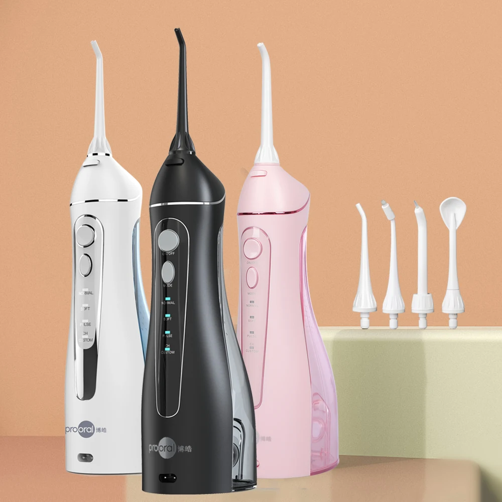 

Mornwell Portable Oral Irrigator Usb Rechargeable Water Flosser Dental Water Jet 200ML Water Tank Waterproof Teeth Cleaner