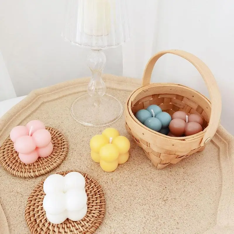 Свечи для ароматерапии в Корейском стиле милые пузырьки из соевого воска