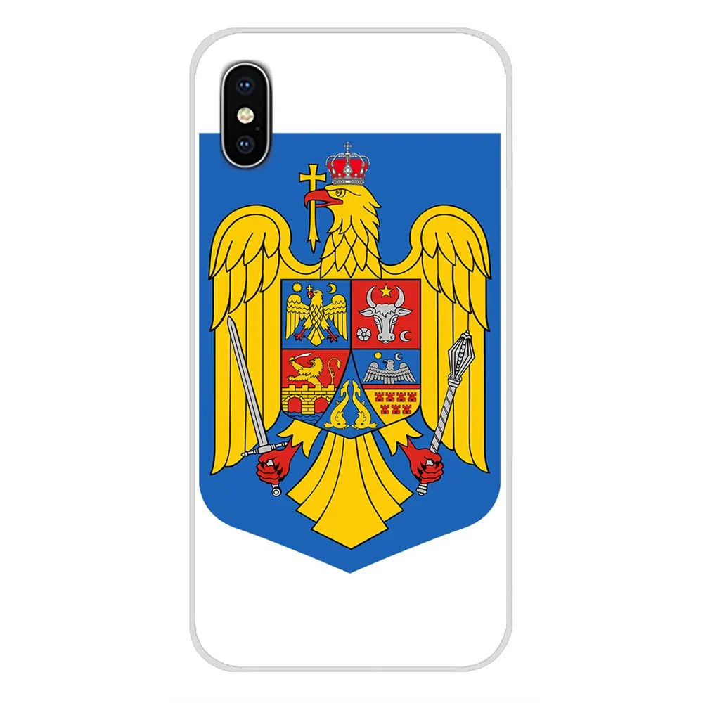 Прозрачный чехол из ТПУ с гербом национального флага Румынии для Samsung Galaxy J1 J2 J3 J4 J5