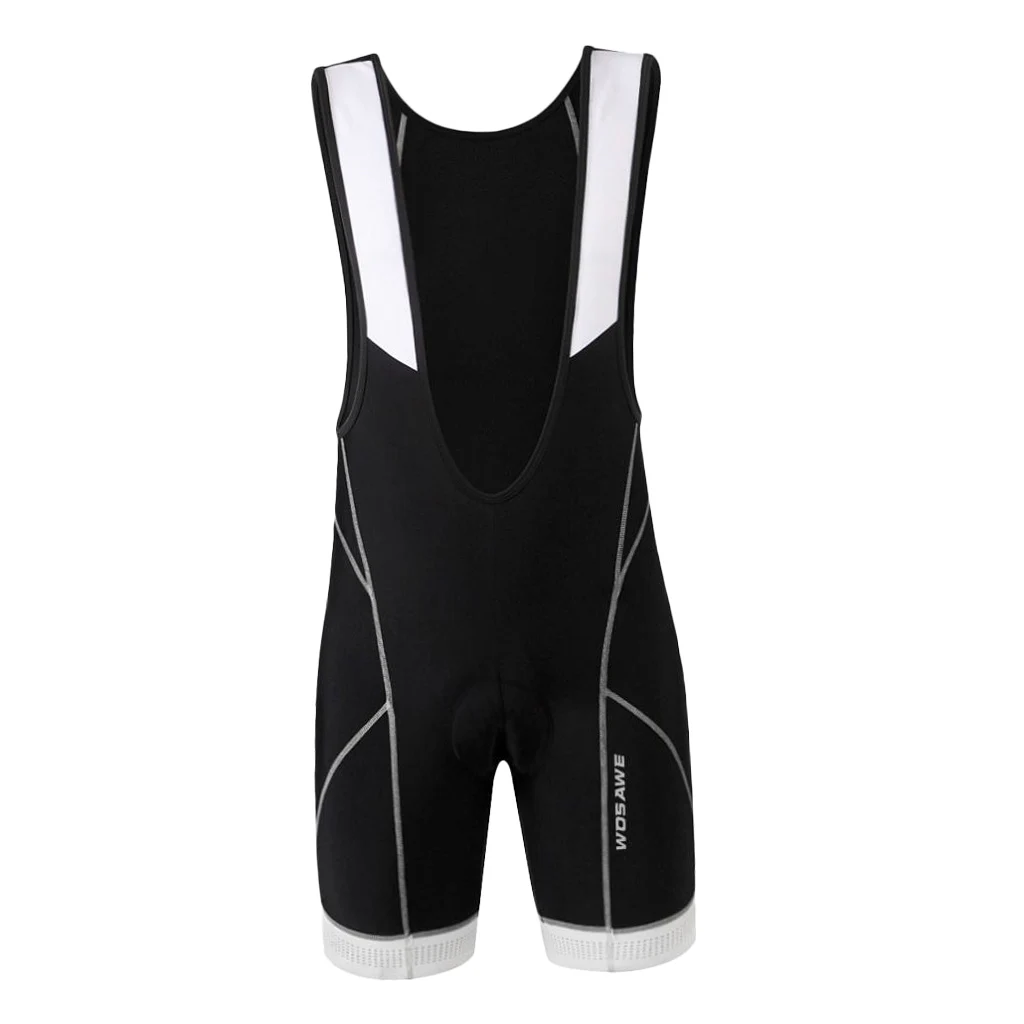 Мужские профессиональные 3D Мягкие велосипедные шорты с нагрудником для горного