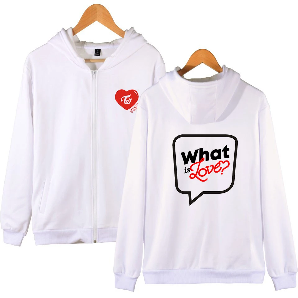 Kpop дважды What Is Love концерт печать флисовая толстовка на этот раз поддерживающая