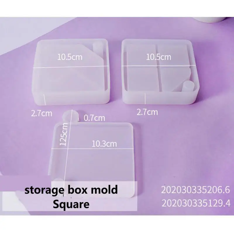 Коробка для хранения в форме цветка силиконовая форма ручной работы