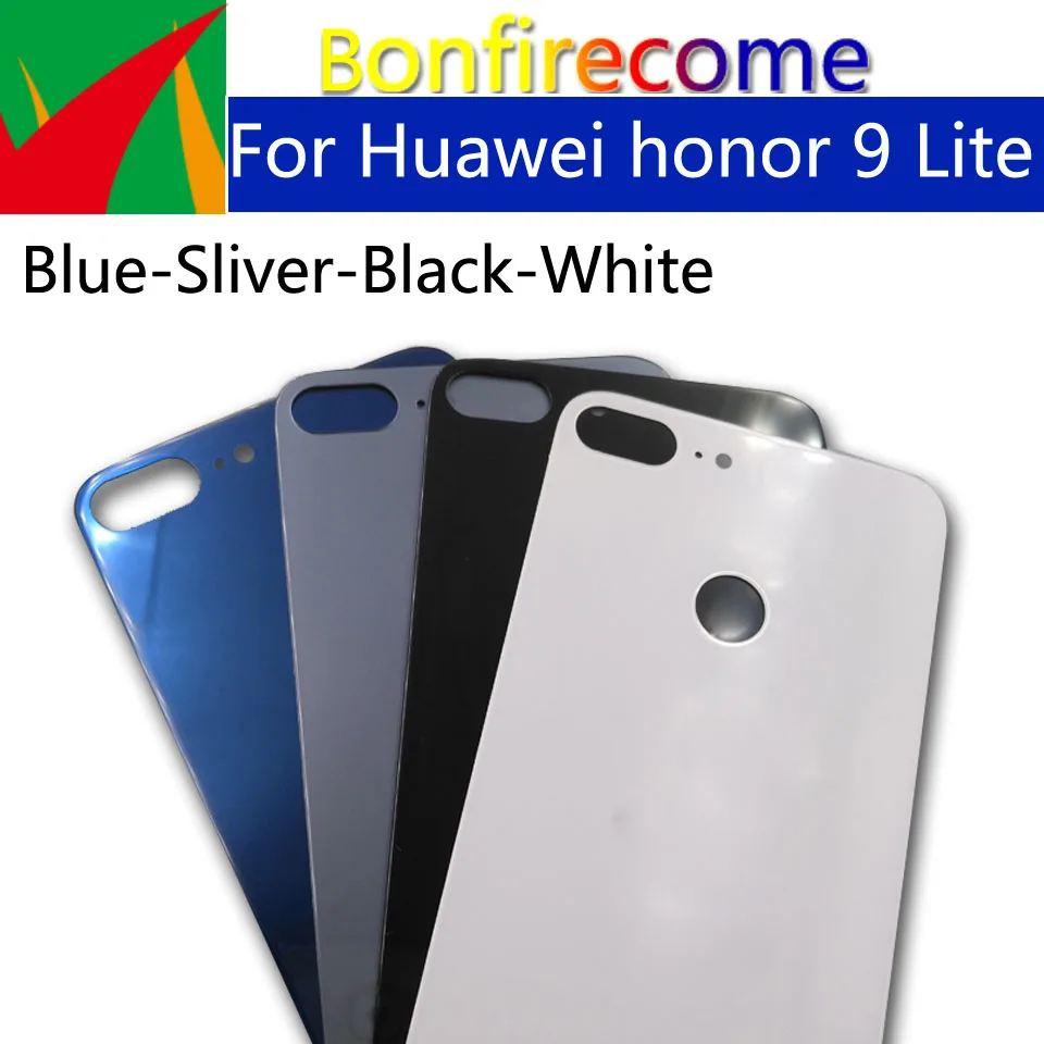 10 штук в партии для Huawei Honor 9 Lite стеклянная крышка аккумуляторного отсека задняя