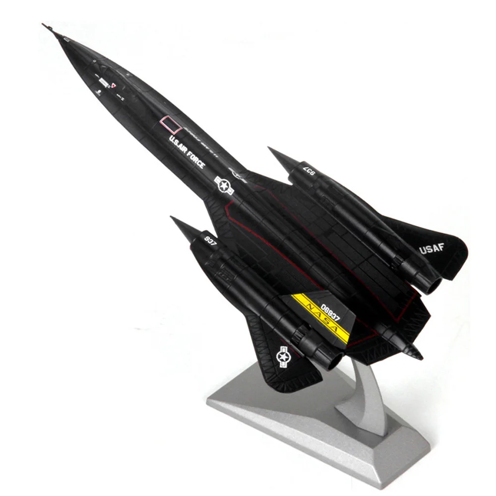 

1/144 Scale Alloy Strategic Reconnaissance Aircraft SR-71 US Air Force SR71 Blackbird Model Fighter Toy Children Gift Collection