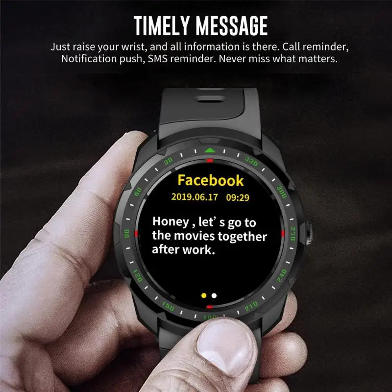 

KW01 Smart Watch IP68 Heart Rate Monitor Fitness Tracker Sports Smartwatch