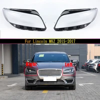 lamp case for lincoln mkz 2015 2016 2017 car front glass lens transparent headlight cover auto light caps lampshade shell
