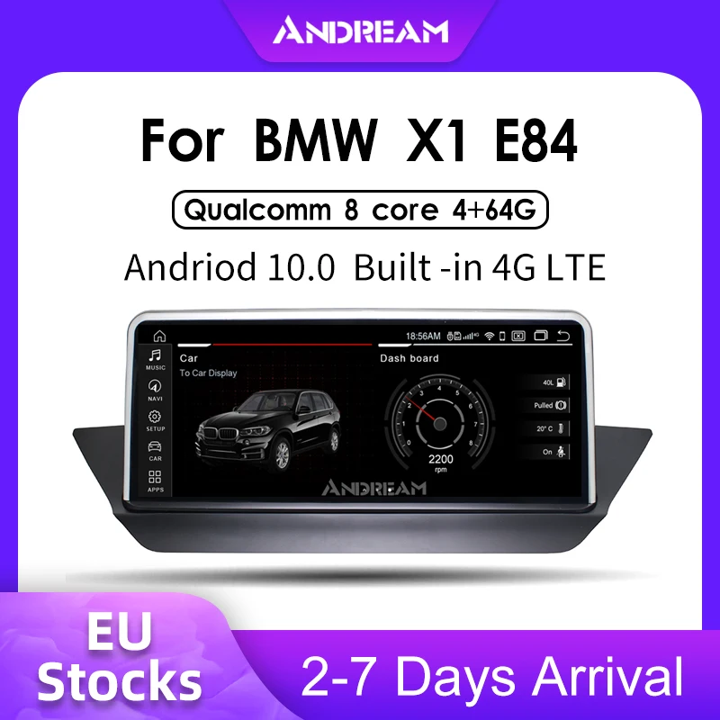 10 25 &quotВосьмиядерный Android 0 4G + 64G IPS экран CIC автомобильный мультимедиа для BMW X1 E84 GPS