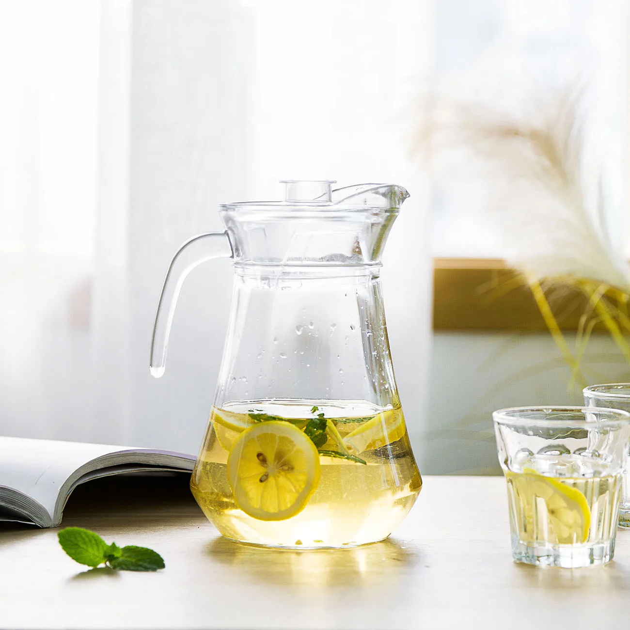 Термостойкий стеклянный чайник большой емкости 1 5 л для воды бытовая бутылка