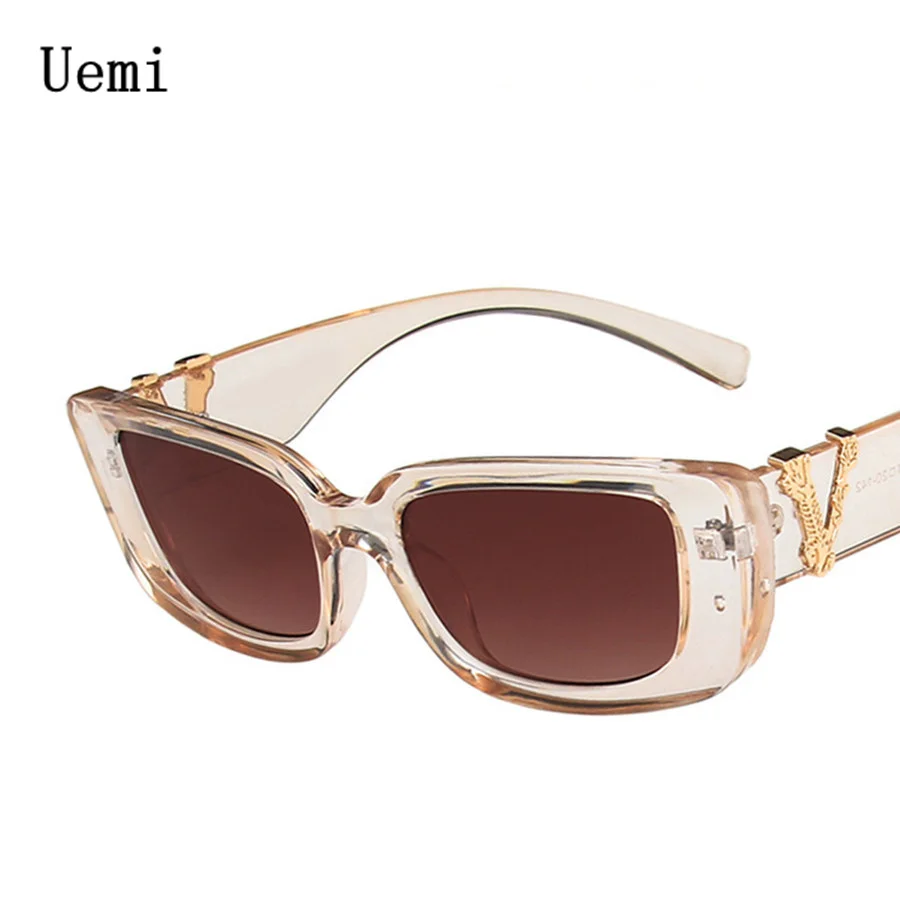 Солнцезащитные очки с квадратными линзами UV400 для мужчин и женщин небольшие