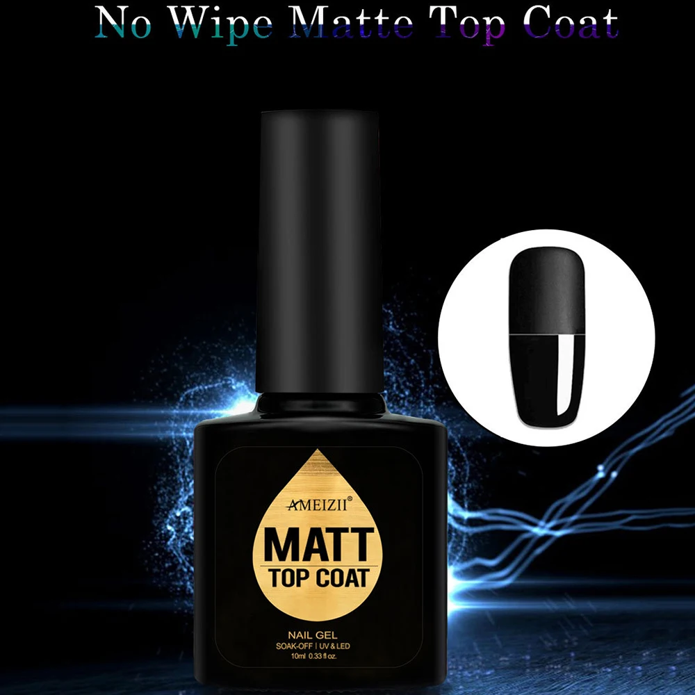 УФ-гель для дизайна ногтей Матовый верхний слой гель удача Гель-лак легкая чистка