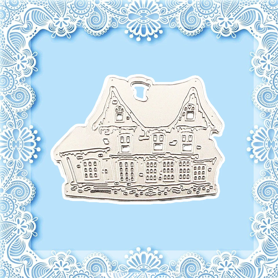 Новые металлические ворота дома резки темное 2019 Скрапбукинг Ремесло горячей