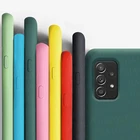 Для Samsung Galaxy A52 5G чехол для Samsung A72 A52 чехол противоударный Бампер Мягкий ТПУ цветной тонкий матовый чехол для мобильного телефона для Samsung A52