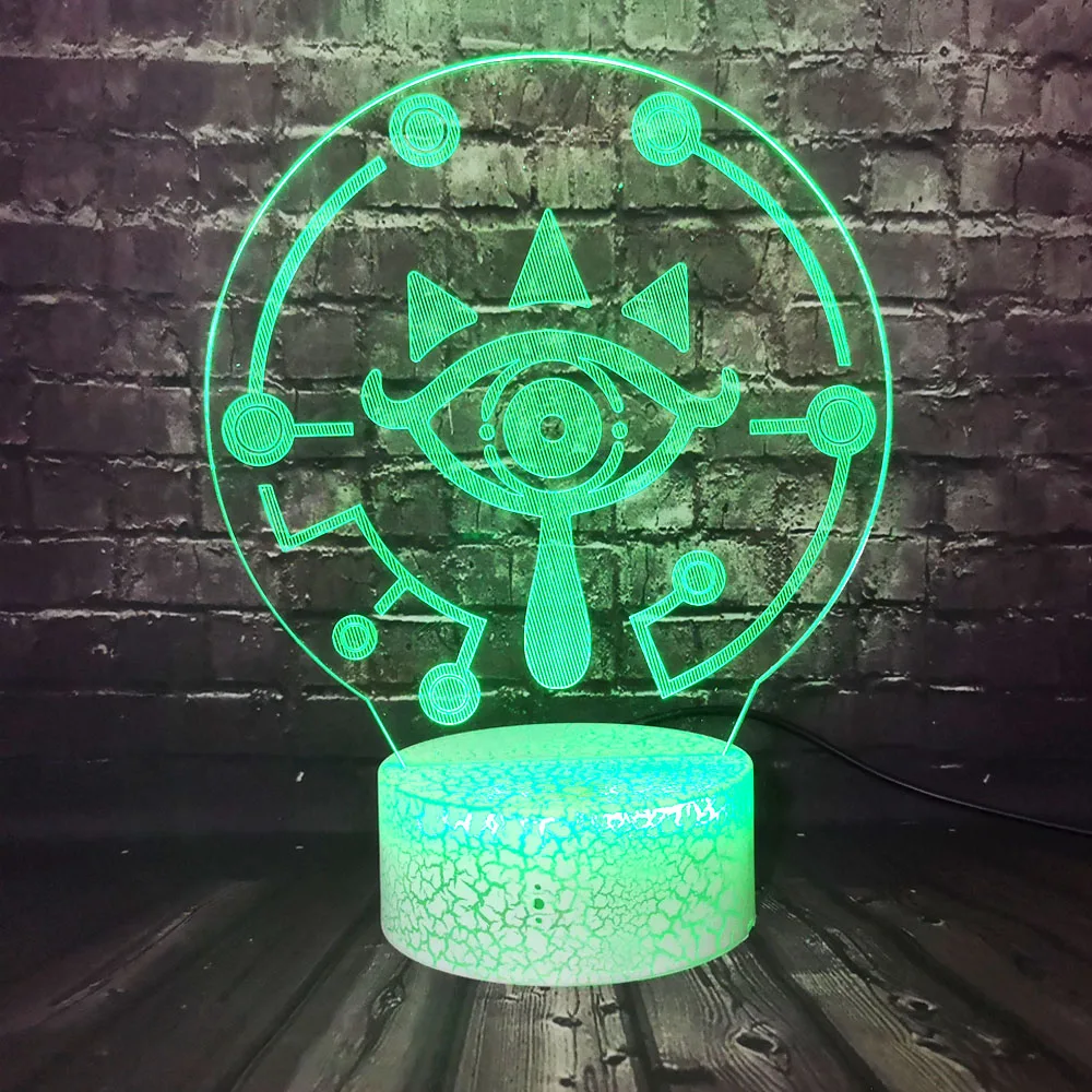 Модная трещина база Настольный ночной Светильник американская Классическая