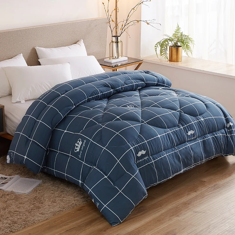 

SF Cartoon Style Washed Cotton Duvets 4 Seasons Comforter Super King Twin Size Summer Quilt Blanket Bed Covers 3-5kg Weight