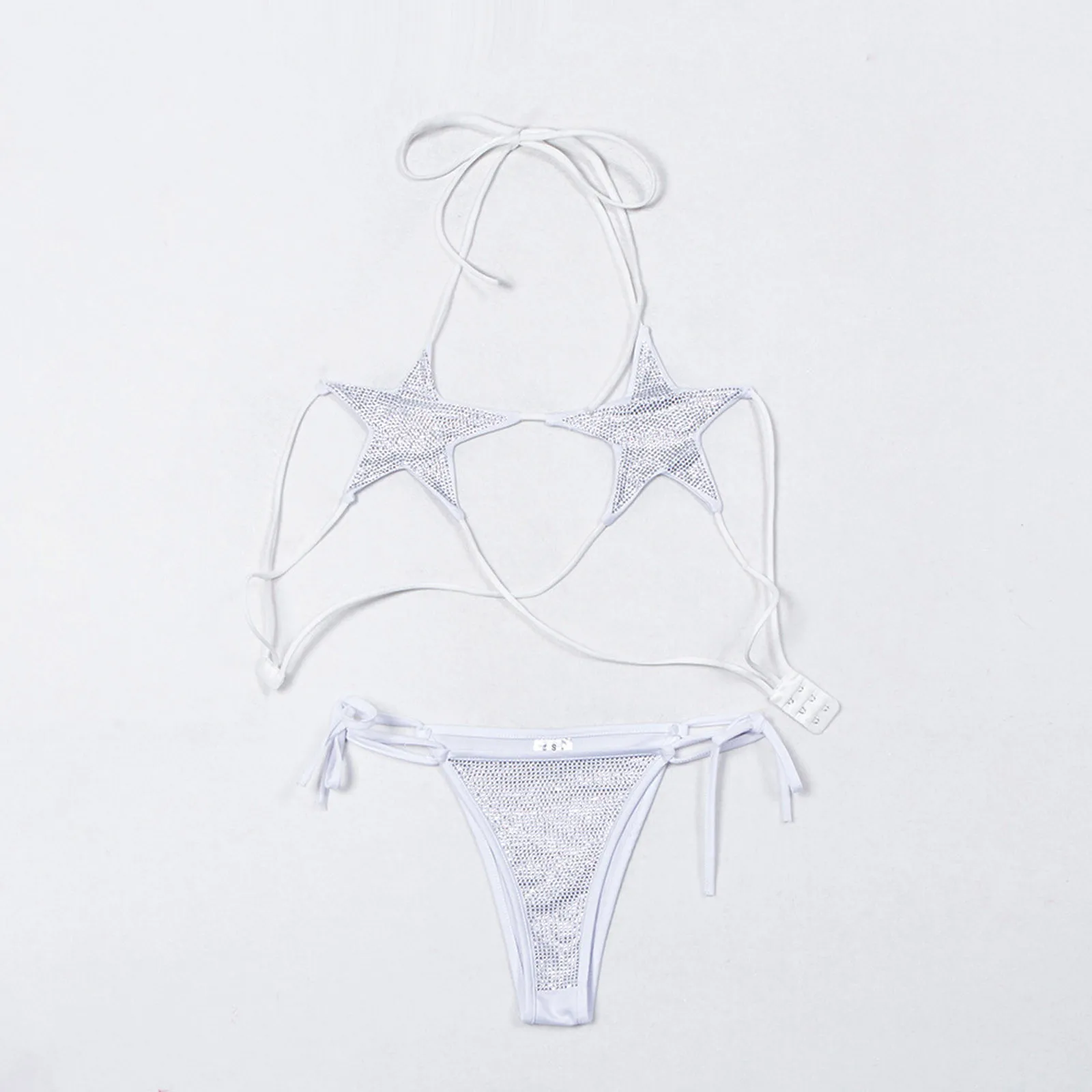 

Hollow Out Bikini Swimsuit Women New Sexy Bandeau Bandage Bikini Set Push-up Brazilian Swimwear Beachwear