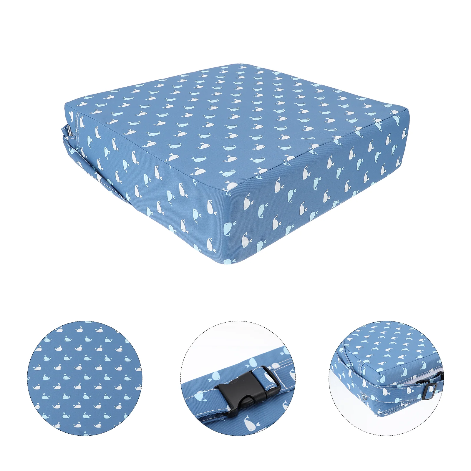 

1 шт. креативный усилитель для обеденного стула, детское кресло, подушка, утолщенная Подушка сиденья (синий)