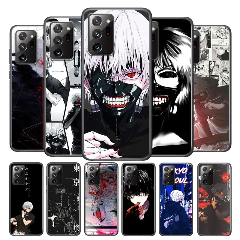 

Tokyo Ghoul Cartoon for Samsung Note 20 Ultra Plus 10 9 8 F52 M62 M60 M31 M02 M01 Core Silicone Soft Black Phone Case