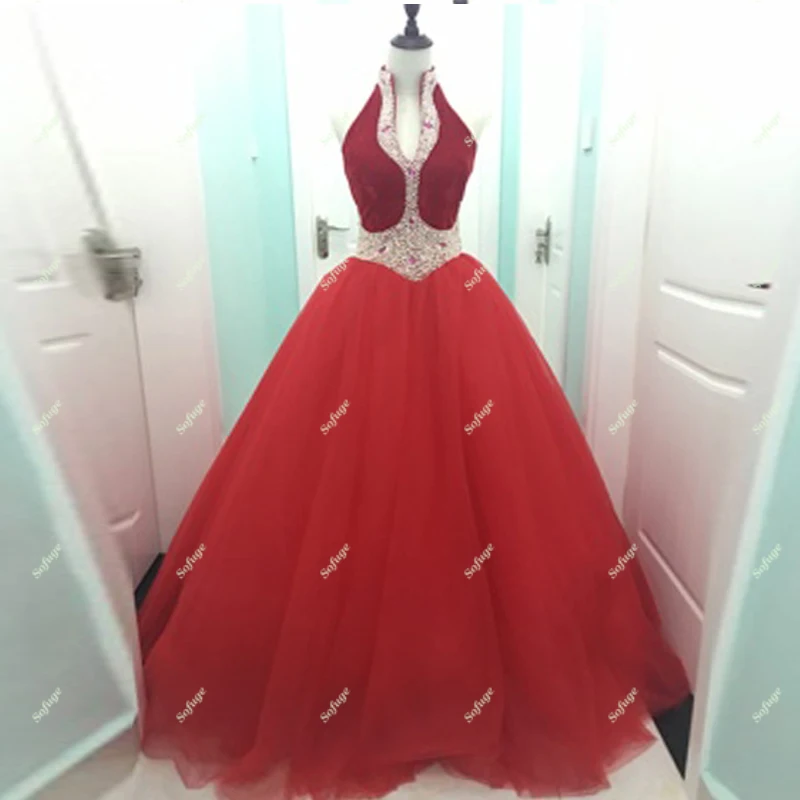 

Stunning Halter Navy Blue Pearls Beads Evening Dresses Prom Robe De Soiree Celebrity Engagement Vestidos Fiesta GraduatePlus