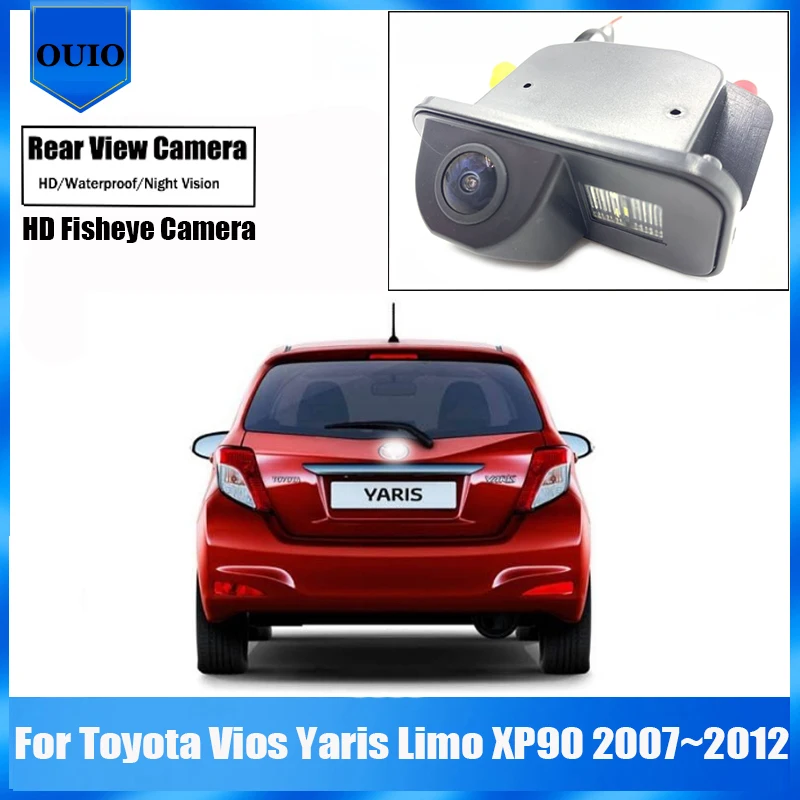 

HD rear view camera |For Toyota Vios Yaris Limo XP90 2007~2012 HD Night Vision Waterproof Backup Parking Reversing Camera