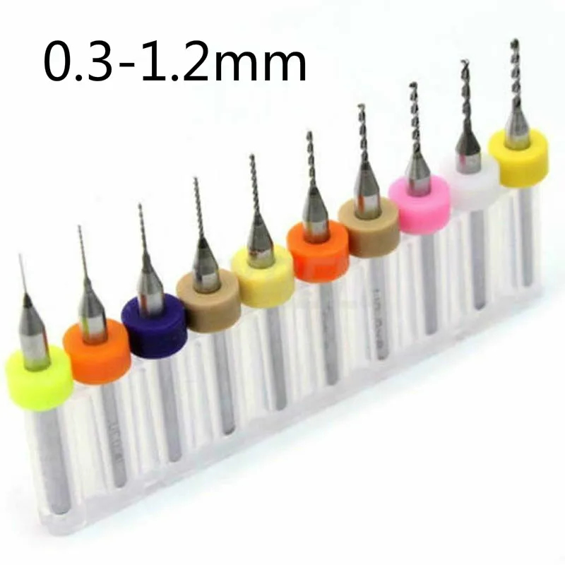 

10 pcs/box high quality circuit board drill bit tool kit0.3mm, 0.4mm, 0.5mm, 0.6mm, 0.7mm, 0.8mm, 0.9mm, 1.0mm, 1.1mm, 1.2mm