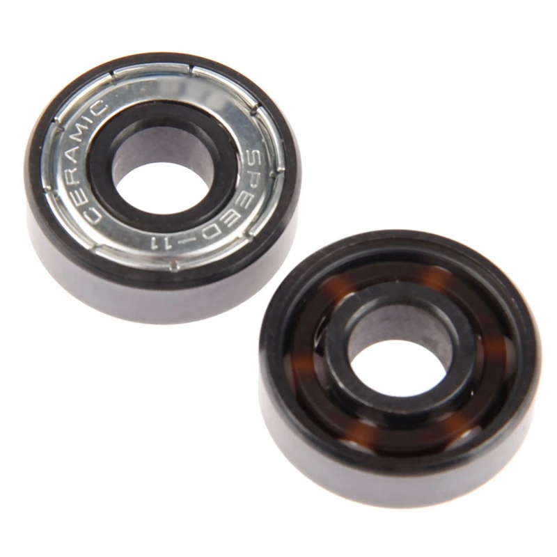 

16Pcs BSB 608 ABEC-11 6 Bead Ceramic Skateboard Bearings Roller Skate Bearings Ice Skate Bearings Long Board Bearings
