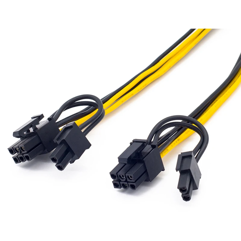 10 шт./лот EPS CPU 12V 8 Pin to Dual (6 + 2) графическая карта PCI Express удлинитель кабеля питания